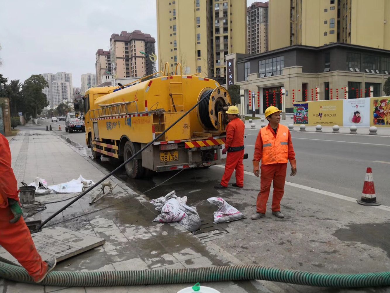 茄子河排污管道清淤-管道清洗
